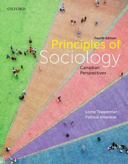 Principles of Sociology Canadian Perspectives 4th 9780199023738 Front Cover