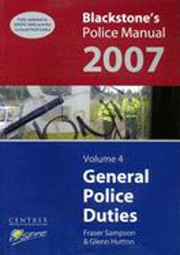 Blackstone's Police Manual