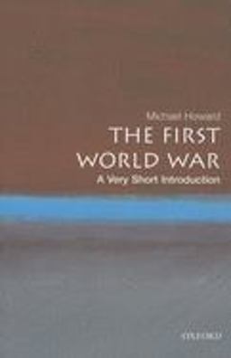 First World War A Very Short Introduction  9780199205592 Front Cover
