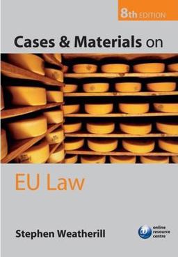 Cases and Materials on EU Law 8th 9780199214013 Front Cover