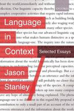 Language in Context Selected Essays  9780199225934 Front Cover