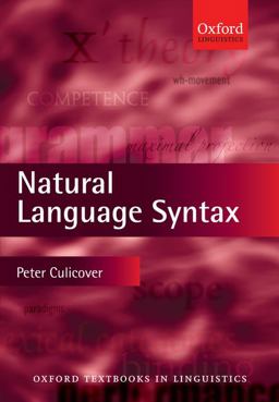 Natural Language Syntax  9780199230181 Front Cover