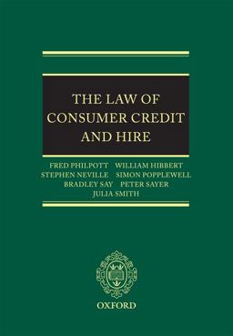 The Law of Consumer Credit and Hire