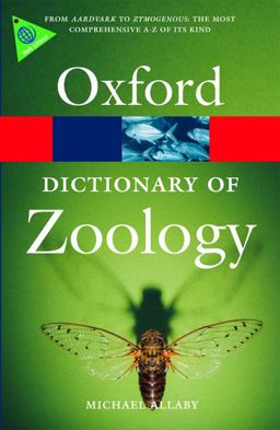 Dictionary of Zoology 3rd 9780199233410 Front Cover