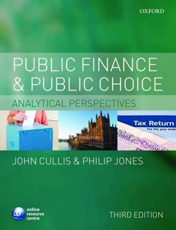 Public Finance and Public Choice Analytical Perspectives 3rd 9780199234783 Front Cover