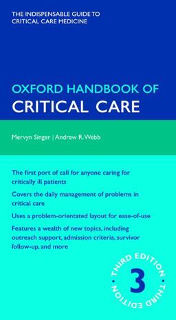 Oxford Handbook of Critical Care 3rd 9780199235339 Front Cover