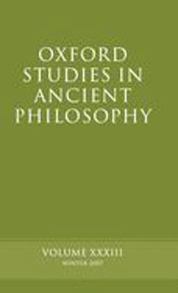 Oxford Studies in Ancient Philosophy