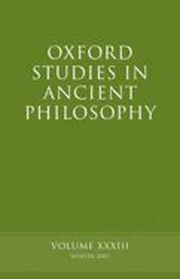 Oxford Studies in Ancient Philosophy