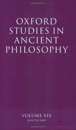 Oxford Studies in Ancient Philosophy