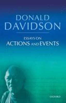 Essays on Actions and Events 2nd 9780199246274 Front Cover