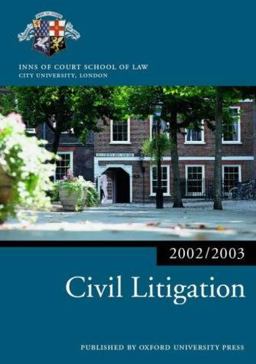 Civil Litigation 2002-2003