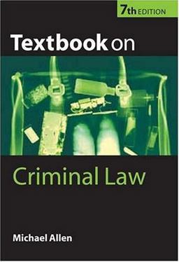 Textbook on Criminal Law