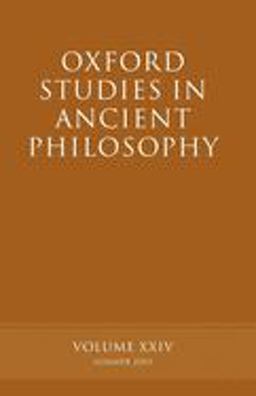 Oxford Studies in Ancient Philosophy