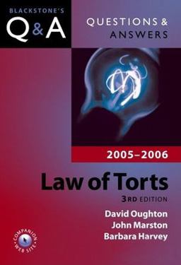 Questions and Answers: Law of Torts 2005-2006