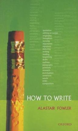 How to Write  9780199278503 Front Cover