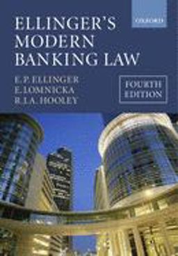 Ellinger's Modern Banking Law 4th 9780199281190 Front Cover