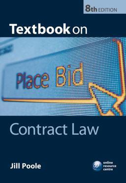 Textbook on Contract Law 8th 9780199282487 Front Cover