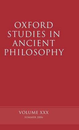 Oxford Studies in Ancient Philosophy