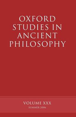 Oxford Studies in Ancient Philosophy