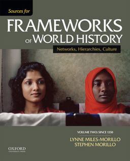 Sources for Frameworks of World History Volume 2: Since 1400  9780199332281 Front Cover