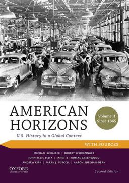 American Horizons U. S. History in a Global Context 2nd 9780199389360 Front Cover
