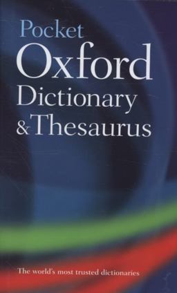 Pocket Oxford Dictionary and Thesaurus 2nd 9780199532865 Front Cover