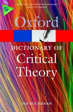 Dictionary of Critical Theory  9780199532919 Front Cover