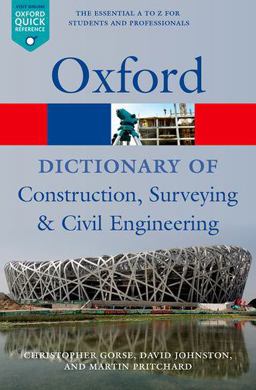 Dictionary of Construction, Surveying, and Civil Engineering  9780199534463 Front Cover