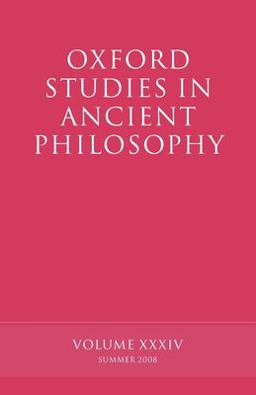 Oxford Studies in Ancient Philosophy