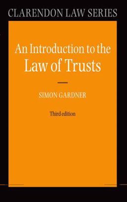 Introduction to the Law of Trusts 3rd 9780199545742 Front Cover