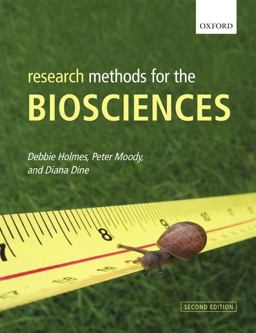 Research Methods for the Biosciences 2nd 9780199545766 Front Cover