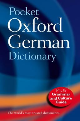 Pocket Oxford German Dictionary 3rd 2008 9780199547487 Front Cover