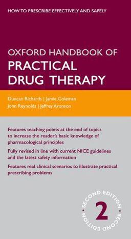 Oxford Handbook of Practical Drug Therapy 2nd 9780199562855 Front Cover