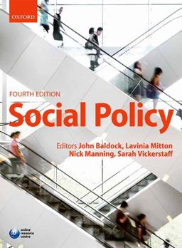 Social Policy 4th 9780199570843 Front Cover