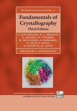 Fundamentals of Crystallography 3rd 9780199573653 Front Cover