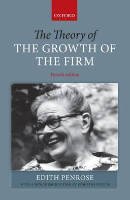 Theory of the Growth of the Firm 4th 9780199573844 Front Cover