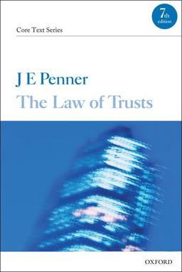 Law of Trusts 7th 9780199577064 Front Cover