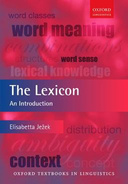 Lexicon An Introduction  9780199601547 Front Cover