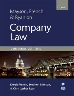 Mayson, French and Ryan on Company Law