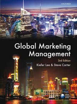 Global Marketing Management 3rd 9780199609703 Front Cover