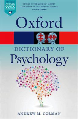Dictionary of Psychology 4th 9780199657681 Front Cover