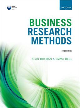 Business Research Methods 4th 9780199668649 Front Cover
