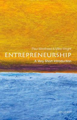 Entrepreneurship A Very Short Introduction  9780199670543 Front Cover