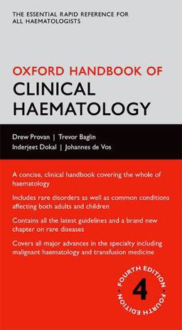 Oxford Handbook of Clinical Haematology 4e 4th 9780199683307 Front Cover