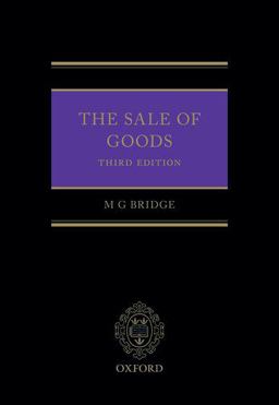 Sale of Goods 3rd 9780199685110 Front Cover