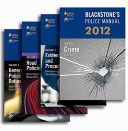 Blackstone's Police Manuals 2012: Four Volume Set