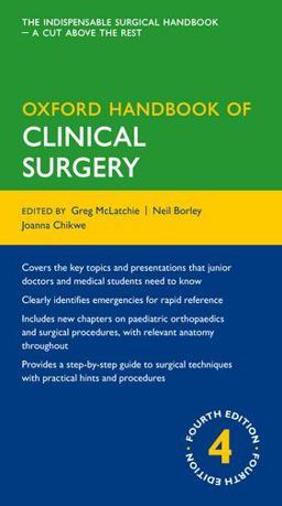 Oxford Handbook of Clinical Surgery 4th 9780199699476 Front Cover