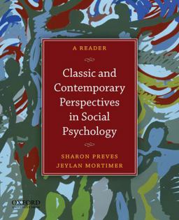 Classic and Contemporary Perspectives in Social Psychology A Reader  9780199733996 Front Cover