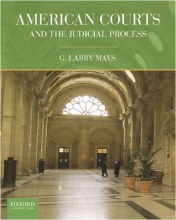 American Courts and the Judicial Process  9780199738854 Front Cover