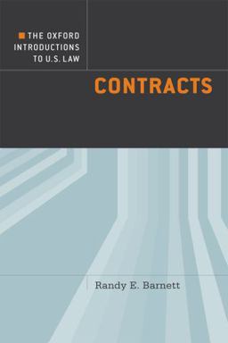 Oxford Introductions to U. S. Law Contracts  9780199740185 Front Cover